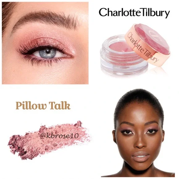 New in Box Charlotte Tilbury Jewel Eyes To Hypnotize Cream Eyeshadow Pillow Talk - Picture 14 of 15